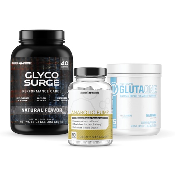The Full Cycle Stack: Glyco Surge, Anabolic Pump and GlutaOne